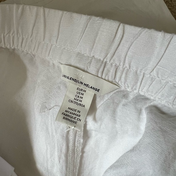 H&M white linen pants - Picture 3 of 3